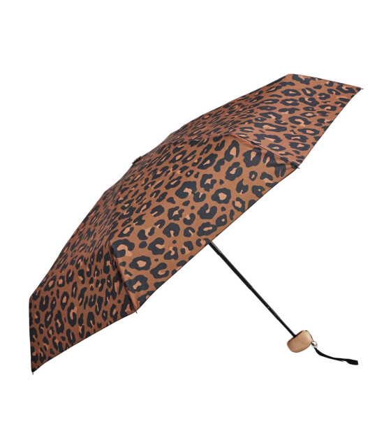 Original Duckhead The Mini Ultra Kompakt Şemsiye // Leopar