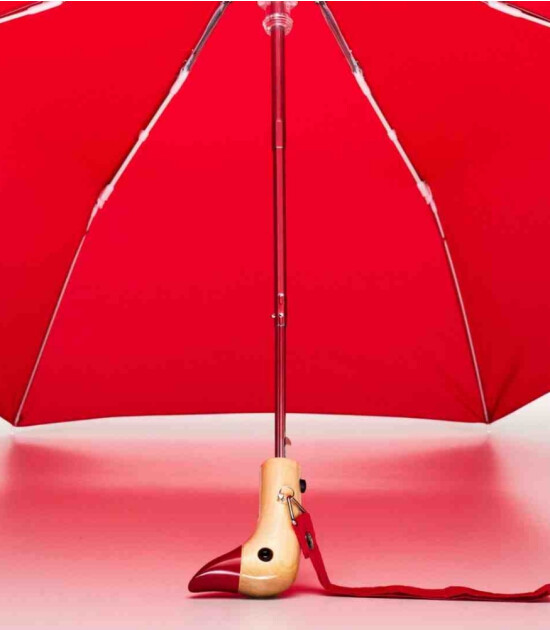 Original Duckhead Duck Kompakt Şemsiye // Kırmızı