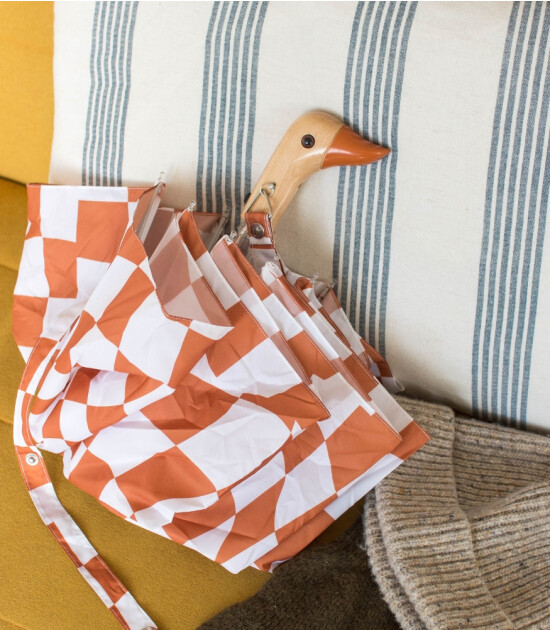Original Duckhead Duck Kompakt Şemsiye // Floral Rain