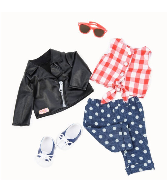 Our Generation Oyuncak Bebek Kıyafet Seti // Deluxe Perfecto Jacket