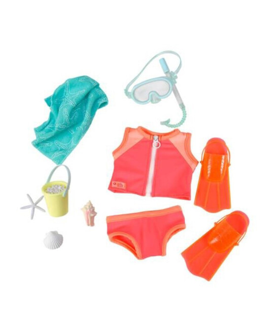 Our Generation Oyuncak Bebek Kıyafet Seti // Deluxe Snorkeling