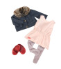 Our Generation Oyuncak Bebek Kıyafet Seti // Jean Jacket & Fur Collar