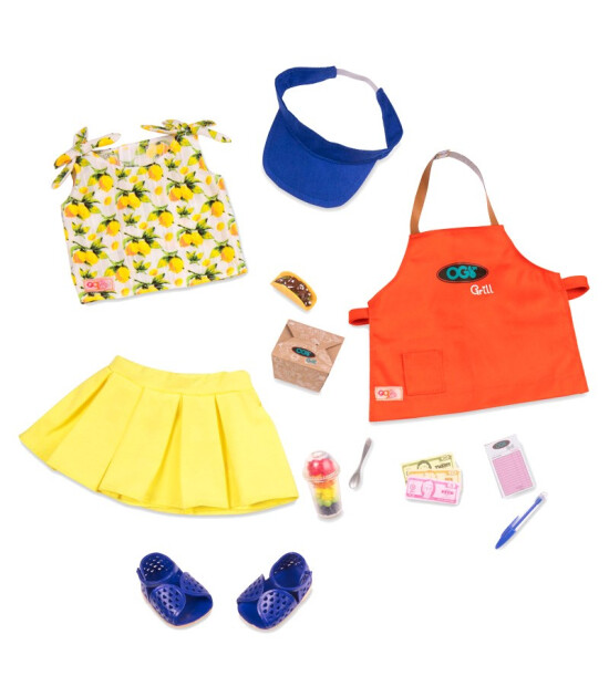 Our Generation Oyuncak Bebek Kıyafet Seti // Dressed to Grill