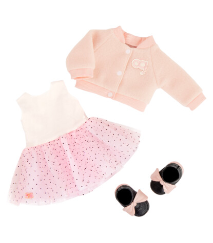 Our Generation Oyuncak Bebek Kıyafet Seti // Varsity Jacket Ballet
