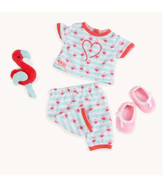 Our Generation Oyuncak Bebek Kıyafet Seti // Flamingo Pijama