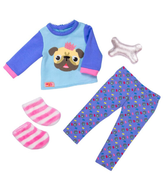 Our Generation Oyuncak Bebek Kıyafet Seti // Bulldog Pajama