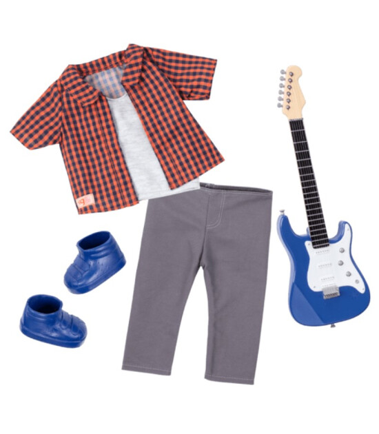 Our Generation Oyuncak Bebek Kıyafet Seti // Plaid to Rock