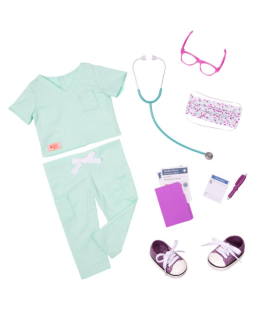 Our Generation Oyuncak Bebek Kıyafet Seti // Sweet Surgeon