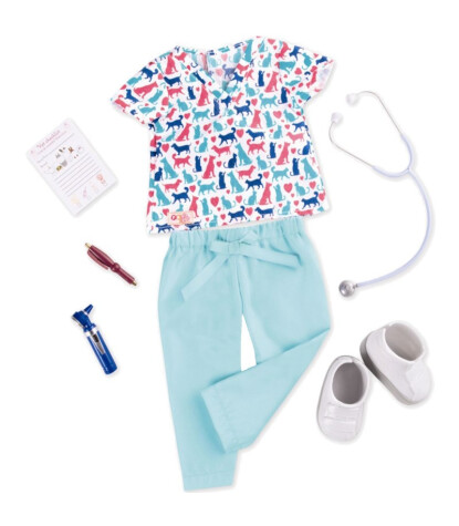Our Generation Oyuncak Bebek Kıyafet Seti // Veteriner Kıyafeti
