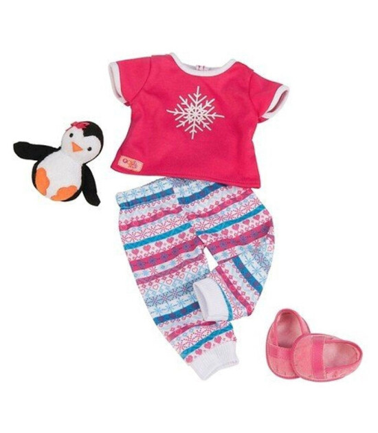 Our Generation Oyuncak Bebek Kıyafet Seti // Plush Penguin & Pyjama