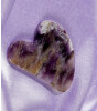 Pelcare Gua Sha Heart // Amethyst