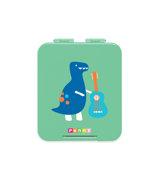 Penny Scallan Bento Box 4 Bölmeli Beslenme Kutusu // Dino Rock