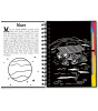 Peter Pauper Press Scratch & Sketch Kazı Öğren Kitap // Solar System