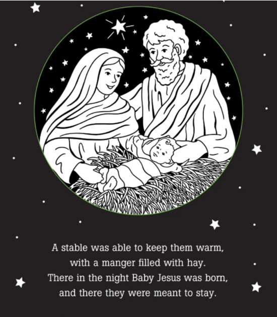 Peter Pauper Press Shadow Book // First Christmas