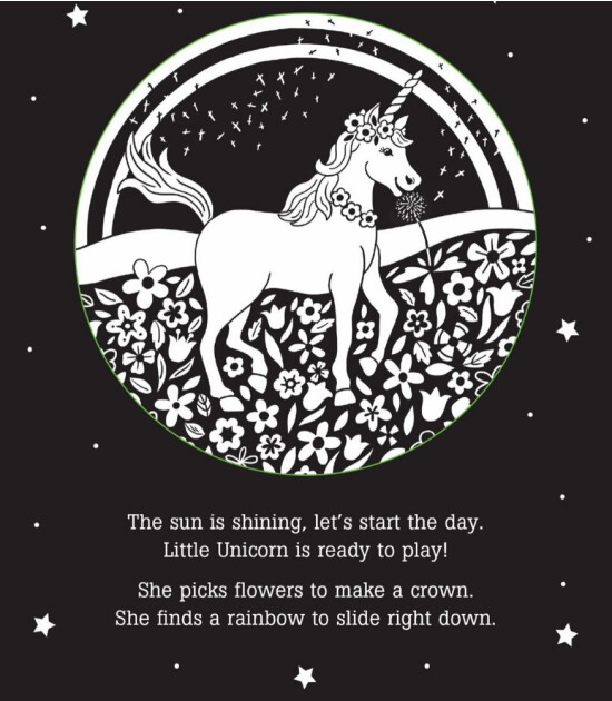 Peter Pauper Press Shadow Book // Unicorn's Magical Day