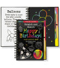 Peter Pauper Press Scratch & Sketch Kazı Öğren Kitap // Happy Birthday