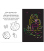 Peter Pauper Press Scratch & Sketch Kazı Öğren Kitap // Mermaid Adventure