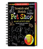 Peter Pauper Press Scratch & Sketch Kazı Öğren Kitap // Pet Shop