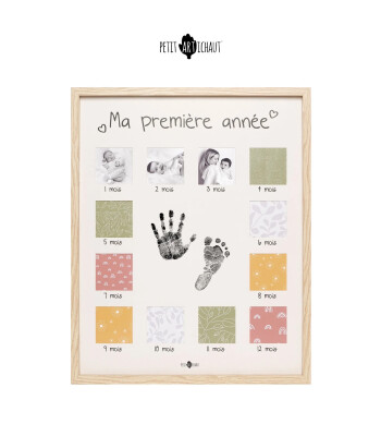 Petit Artichaut İlk Yıl Fotoğraf ve İz &Ccedil;er&ccedil;evesi // My First Year