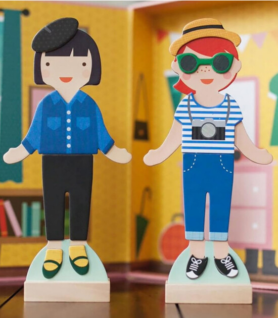 Petit Collage Mıknatıslı Giydirme Seti // Best Friends