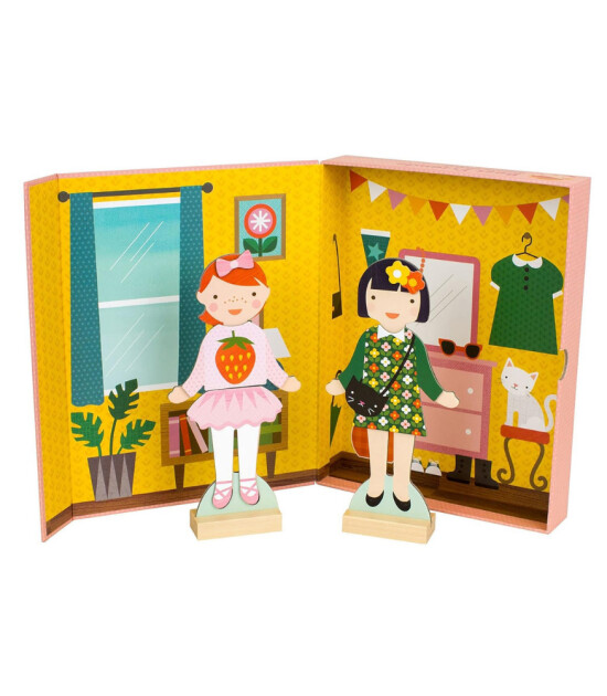 Petit Collage Mıknatıslı Giydirme Seti // Best Friends