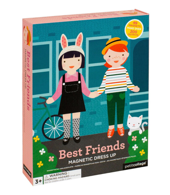 Petit Collage Mıknatıslı Giydirme Seti // Best Friends