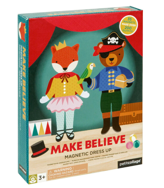 Petit Collage Mıknatıslı Giydirme Seti // Make Believe