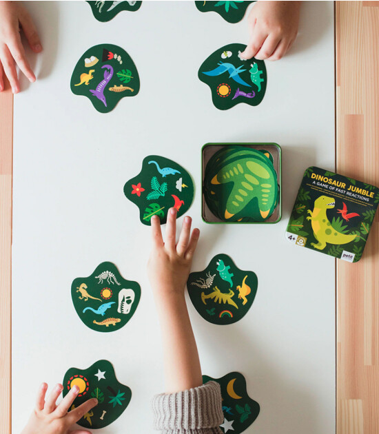 Petit Collage Kart Eşleştirme Oyunu // Dinosaur Jumble
