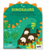 Petit Collage Çıkartmalı Boyama Kitabı // Dinosaurs