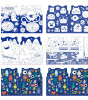 Petit Collage Çıkartmalı Boyama Kitabı // Monsters