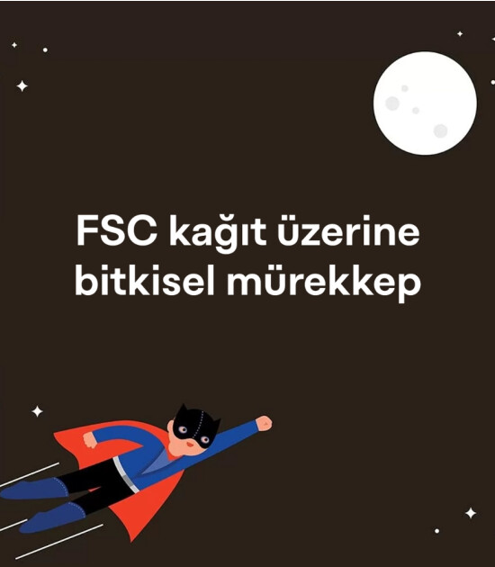 Petit Collage Taşınabilir Çantalı Çift Taraflı Yapboz (49 Parça) // Superheroes