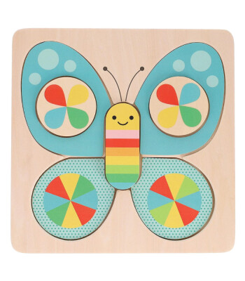Petit Collage Büyük Parçalı Ahşap Yapboz // Little Butterfly