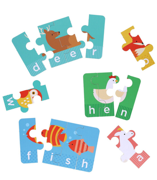 Petit Collage Yazım Yapbozu // Spelling Animals