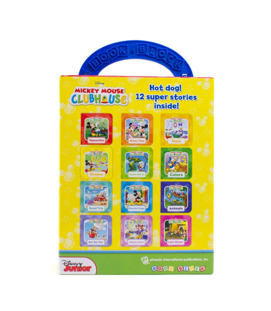Pi Kids Disney Junior Mickey Mouse Clubhouse: My First Library Board Book Block 12-Book Set
