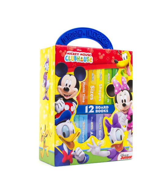 Pi Kids Disney Junior Mickey Mouse Clubhouse: My First Library Board Book Block 12-Book Set