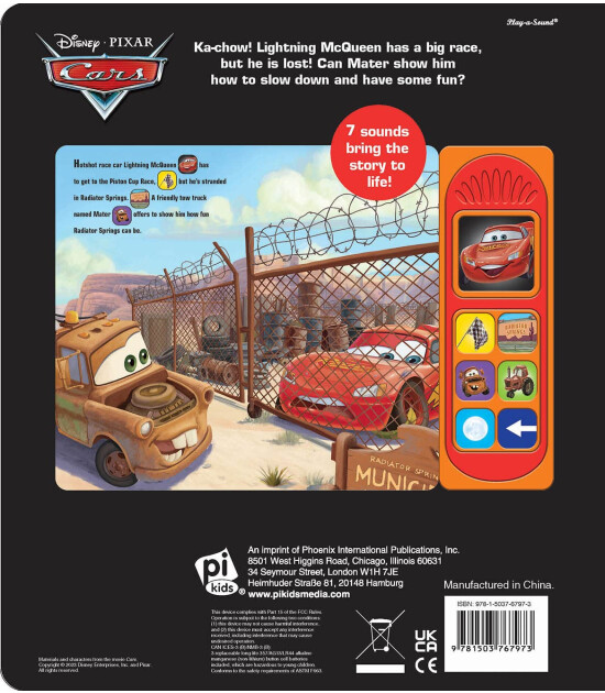 Pi Kids Disney Pixar Cars: Friends to the Finish Line