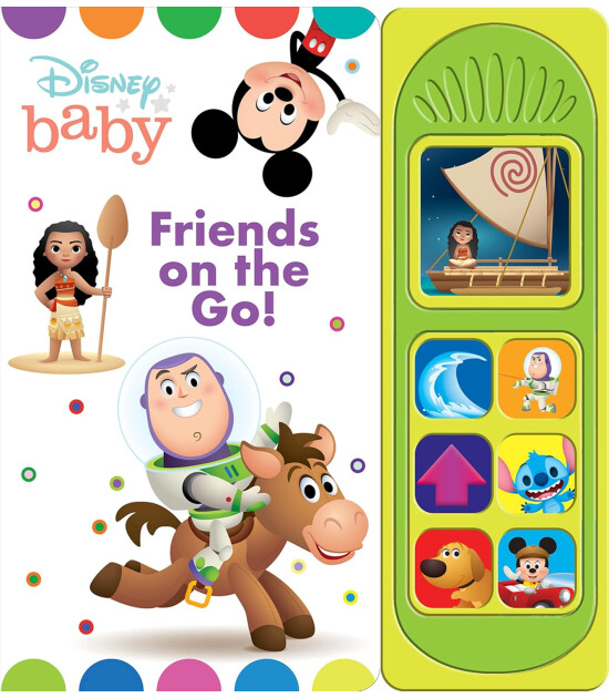 Pi Kids Disney Baby Mickey Mouse, Buzz Lightyear, Moana, and More!: Friends on the Go!