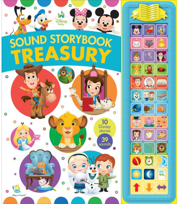 Pi Kids Disney Baby Mickey Mouse, Minnie Toy Story, Frozen, Lion King and More!: Sound Storybook Treasury