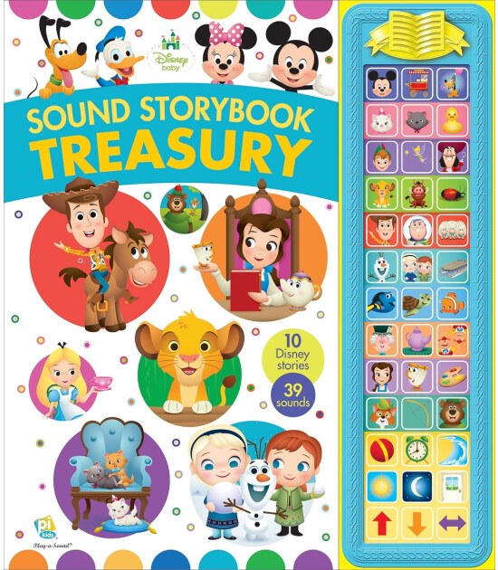 Pi Kids Disney Baby Mickey Mouse, Minnie Toy Story, Frozen, Lion King and More!: Sound Storybook Treasury