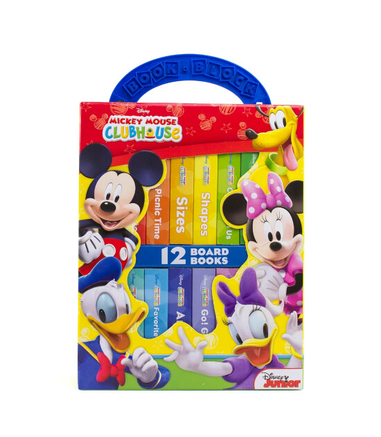 Pi Kids Disney Junior Mickey Mouse Clubhouse: My First Library Board Book Block 12-Book Set