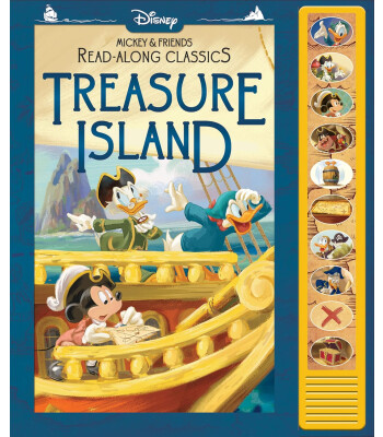 Pi Kids Disney Mickey Mouse and Minnie Mouse Read-Along Classics:Treasure Island