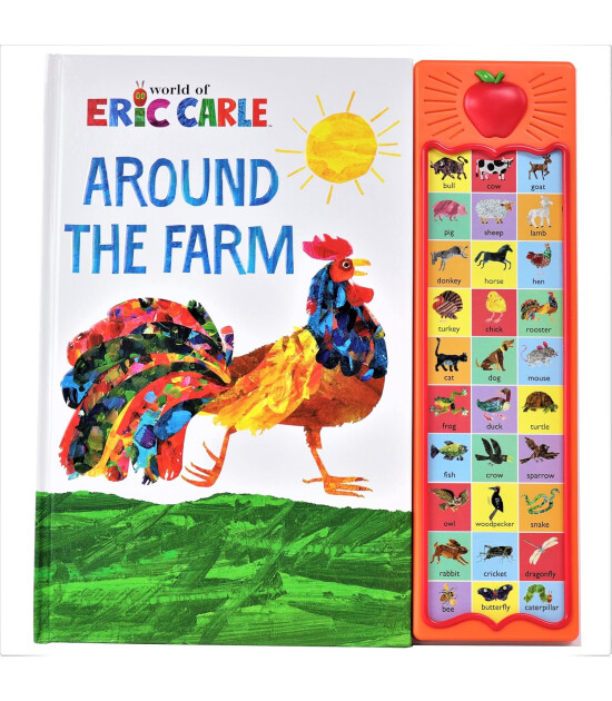Pi Kids World of Eric Carle: Around the Farm 30-Button Animal Sound Book