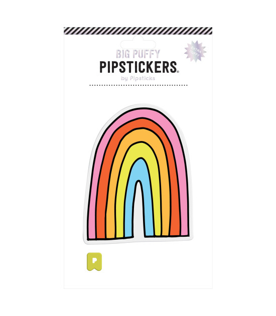 Pipsticks Big Pufft Sticker // Rainbow