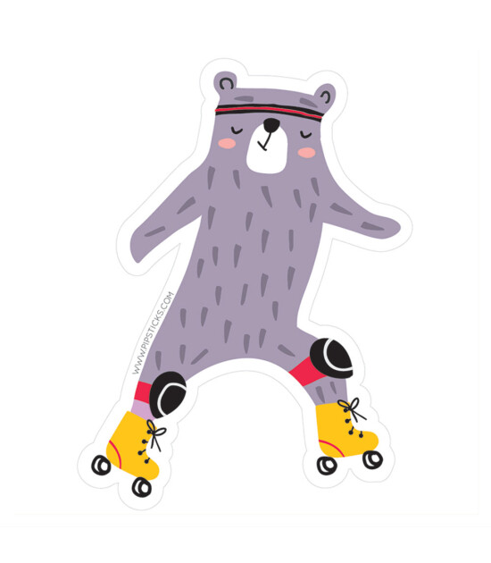 Pipsticks Vinyl Sticker // Disco Roller