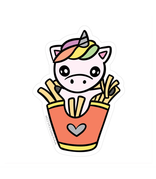 Pipsticks Vinyl Sticker // Fry Day