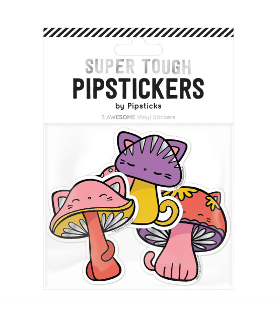 Pipsticks Vinyl Collection Sticker // Meowshroom