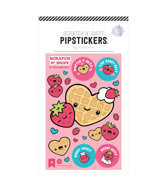 Pipsticks Scratch 'n Sniff Sticker // Waffle-y Cute