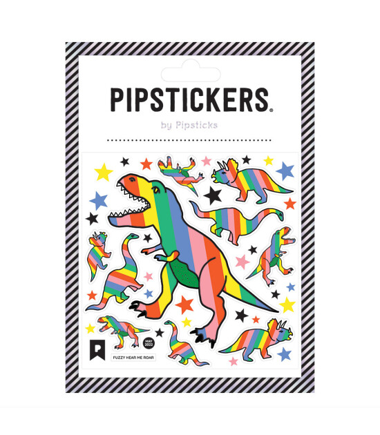 Pipsticks Fuzzy Sticker // Hear Me Roar