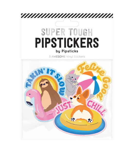 Pipsticks Vinyl Collection Sticker // Pool Pals