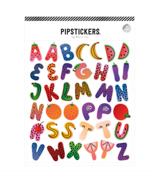 Pipsticks Big Alphabet Sticker // Fresh Picked
